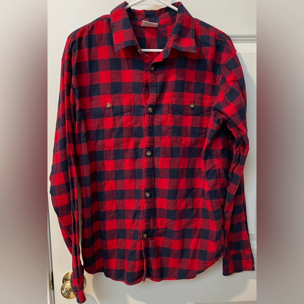 Hanna Andersson red heavy-weight flannel size medium.